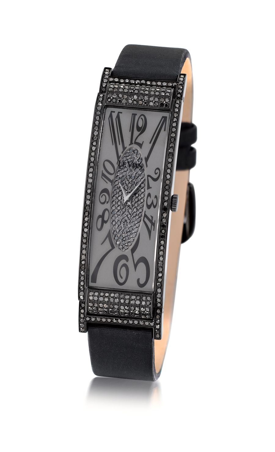 Authentic LEVIAN Blackberry diamond watch Le Vian® Soho Black 45mm Round Wristwatch featuring 0.64cts  main image 3