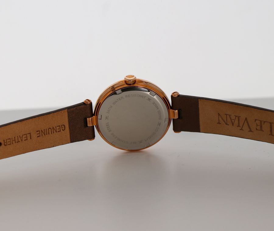 Le Vian® Medallion Brown Round 32.5mm Wristwatch with 0.52  display picture 2