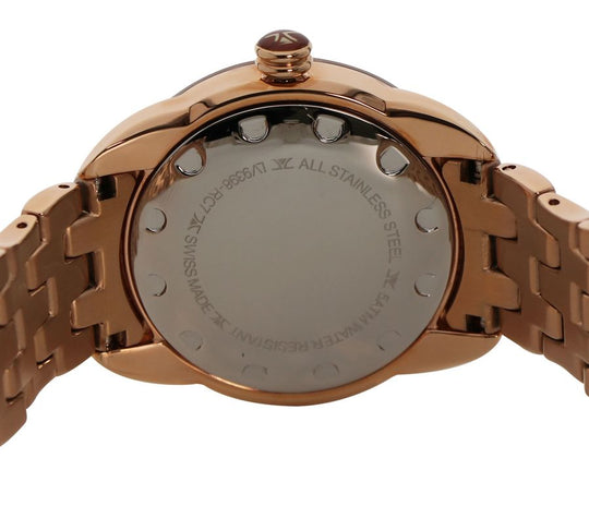 Le Vian Swiss watch, from 1993 LeVian LV931 Diamonds Black Ceramic Rose Gold Chronograph  main image 4